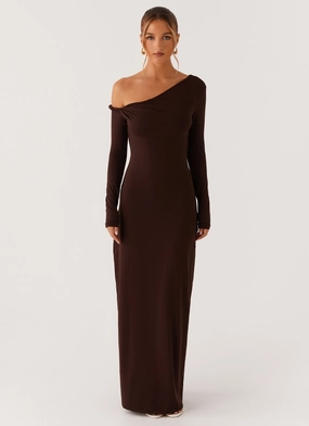 Dream Look Jordana Twist Maxi Dress - Brown