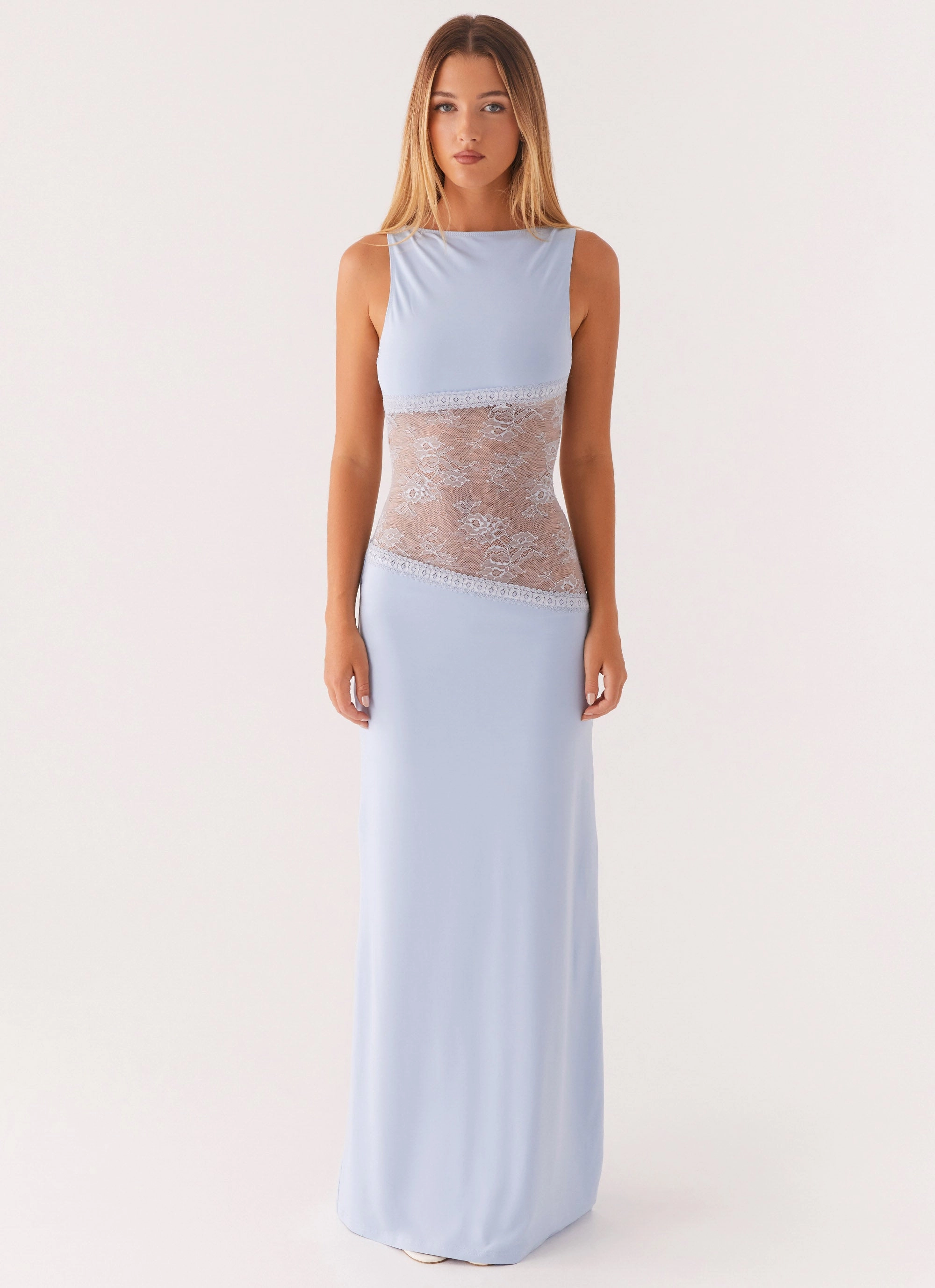 Breathable Style Lucinda Maxi Dress - Blue