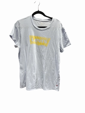 Affordable accessibility Sleek And Stylish Top Short Sleeve By Levis In Blue, Size: Xl