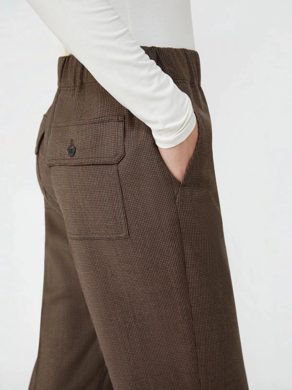 Relaxed Comfort Look Weekend Max Mara Hately Trousers in Chocolate