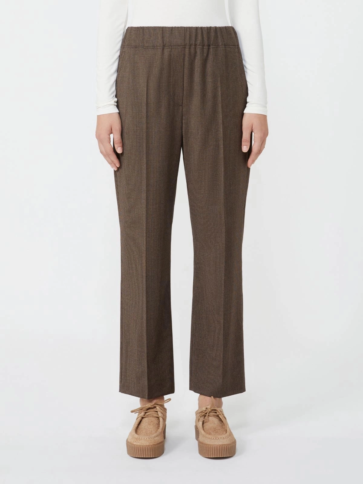 Weekend Max Mara Hately Trousers in Chocolate Cozy Fit