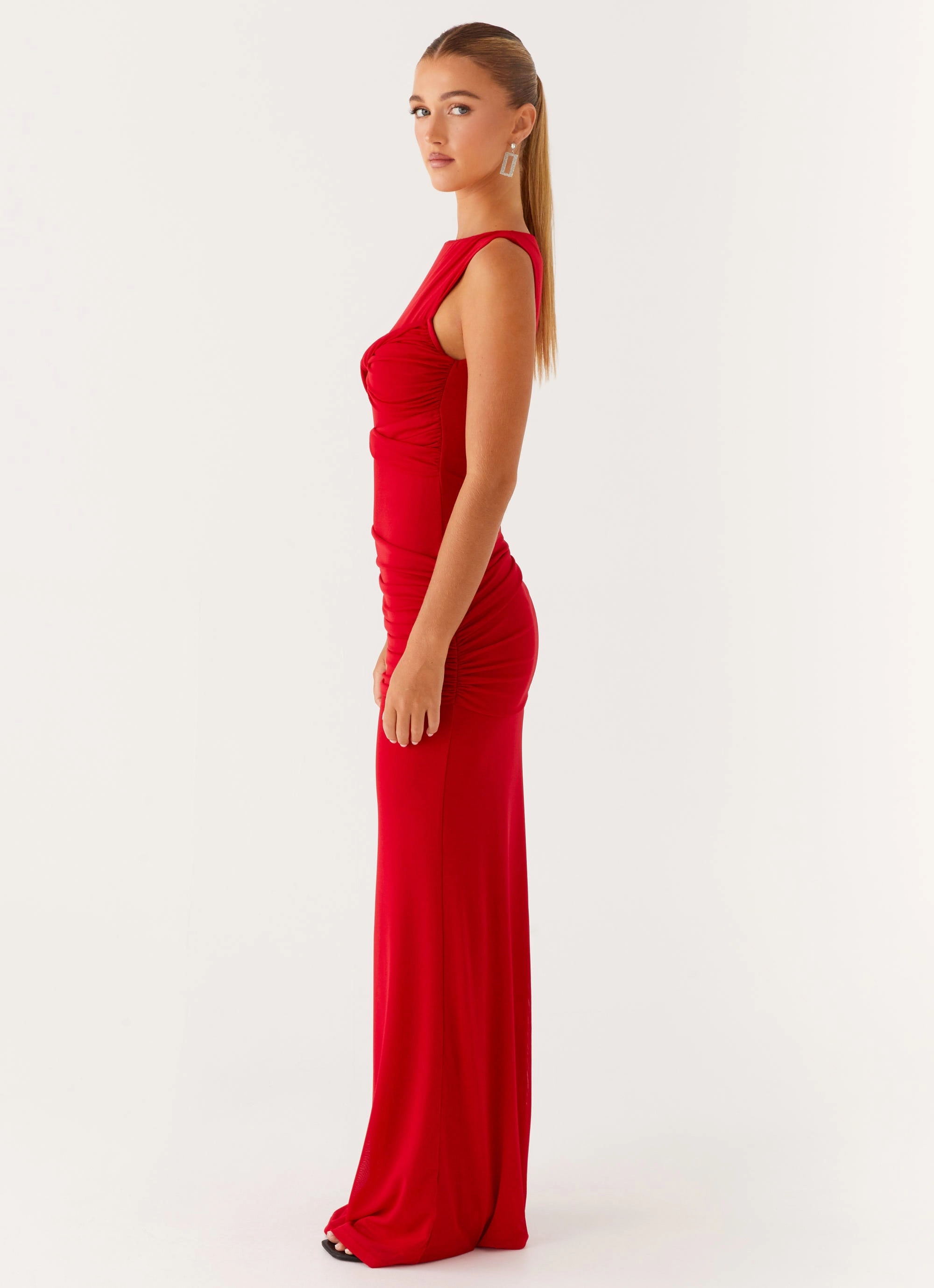 Missy Maxi Dress - Red Elegant Everyday OdorControlTreatment
