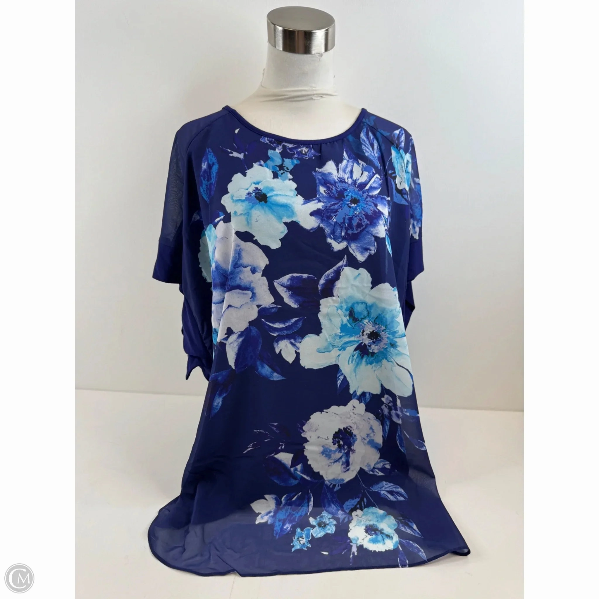 Top Short Sleeve By Clothes Mentor In Purple, Size: 2x Trendy Casual Wear