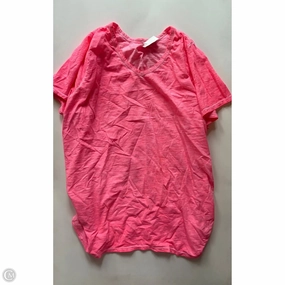 Sleek Comfort Fit Top Short Sleeve By Lane Bryant In Pink, Size: 3x