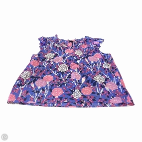 Top Short Sleeve By Talbots In Purple, Size: Xl Wrinkle Free Fabric Cool and casual