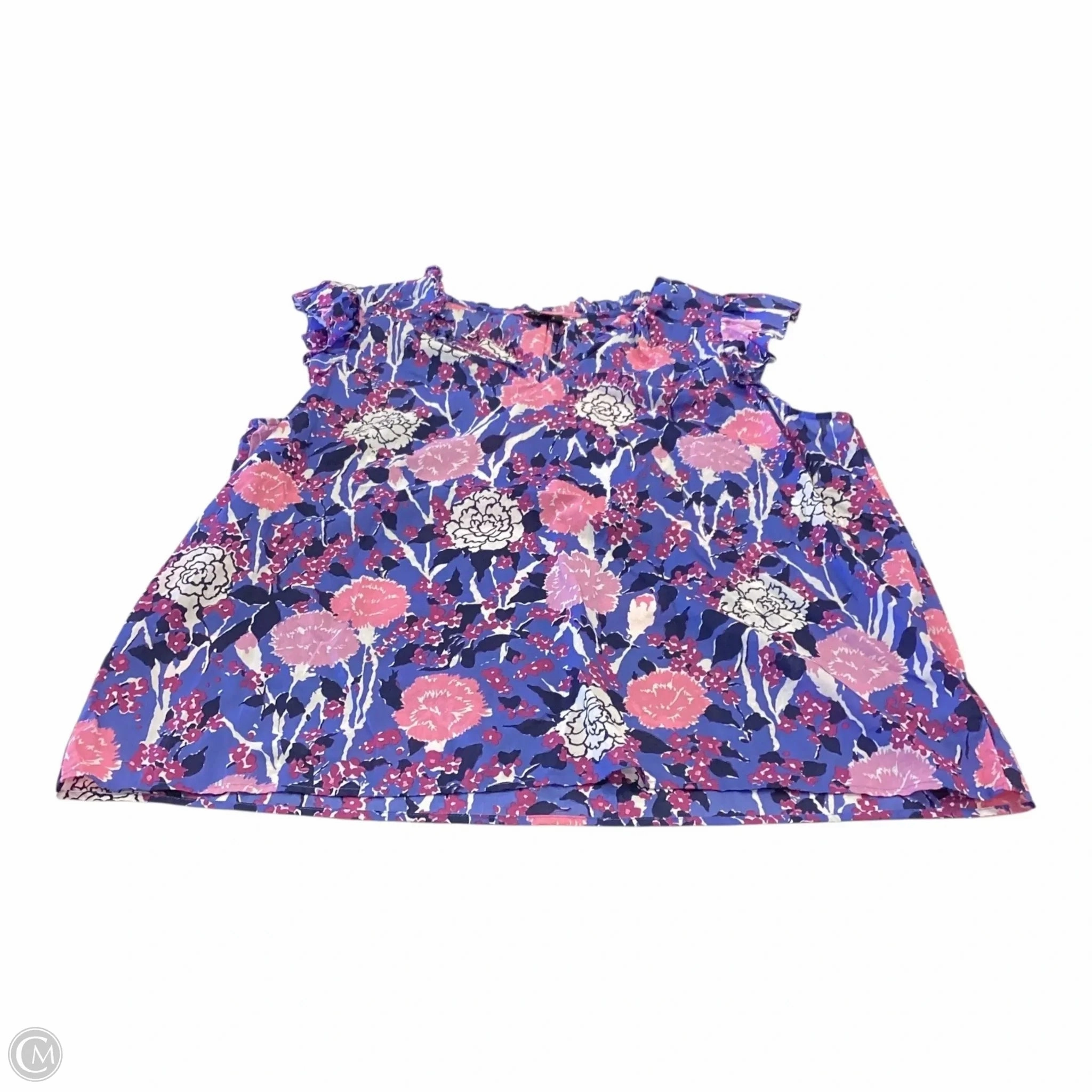 Top Short Sleeve By Talbots In Purple, Size: Xl Wrinkle Free Fabric Cool and casual