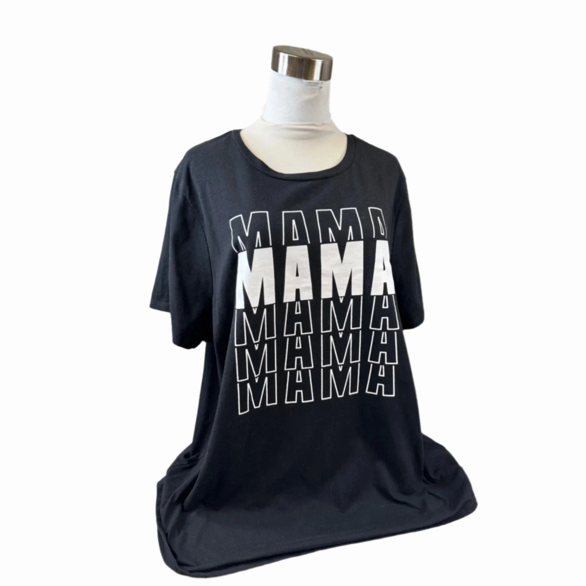 Top Short Sleeve Basic By Lane Bryant In Black & White, Size: 3x Fun and Comfortable Simple Yet Elegant