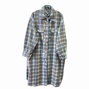 Jacket Shirt By Fashion Nova In Cream, Size:S Outdoor Style Staple