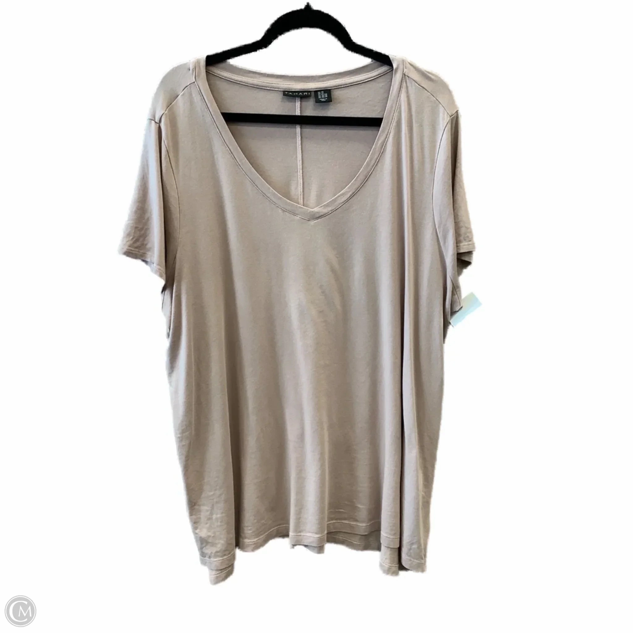 Top Short Sleeve By Tahari By Arthur Levine In Pink, Size: 3x Simple Comfort Wear