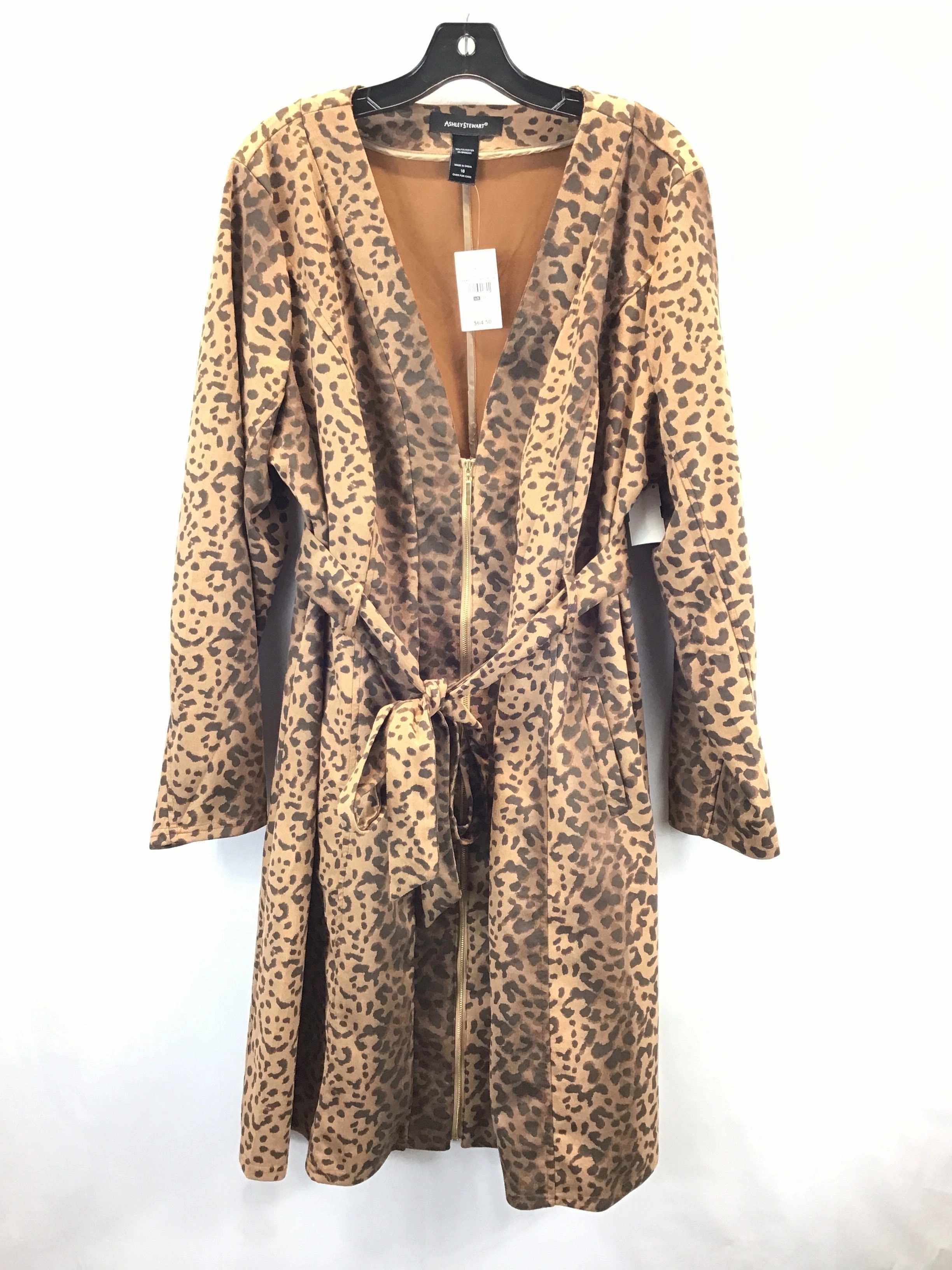 Coat Other By Ashley Stewart In Animal Print, Size: 16 Smart Casual Piece