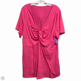 Top Short Sleeve By Shein In Pink, Size: 4x Effortless Fashion UV resistant