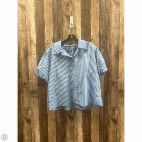 Top Short Sleeve By J. Crew In Striped Pattern, Size: 2x Chill Mode