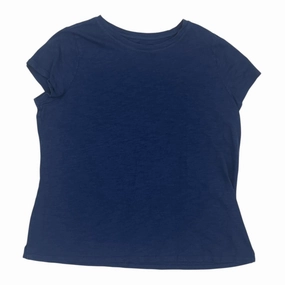 Top Ss By Belle By Kim Gravel In Navy, Size:Xl Roomy Comfort Comfort Design
