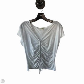 Top Short Sleeve By Max Studio In White, Size: Xl Quick Comfort Design