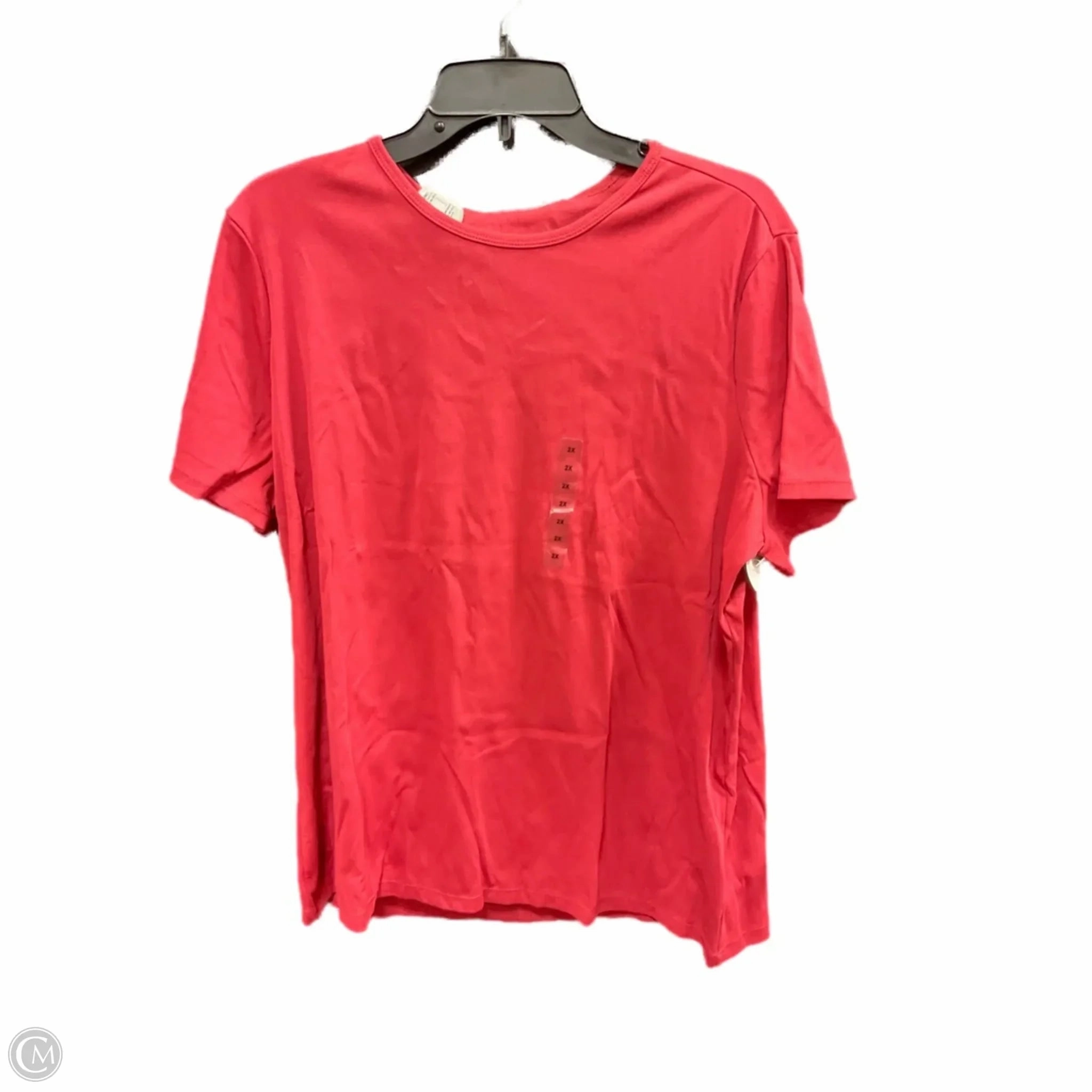 Top Short Sleeve Basic By Ralph Lauren Black Label In Red, Size: 2x Classic timelessness Friction Free Inner Lining