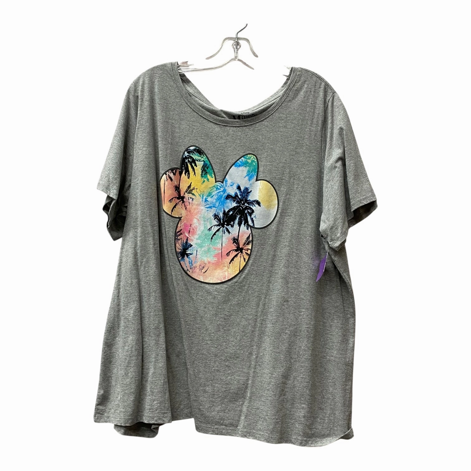 quick-drying EcoConscious Processing Top Ss By Disney Store In Grey, Size:2X