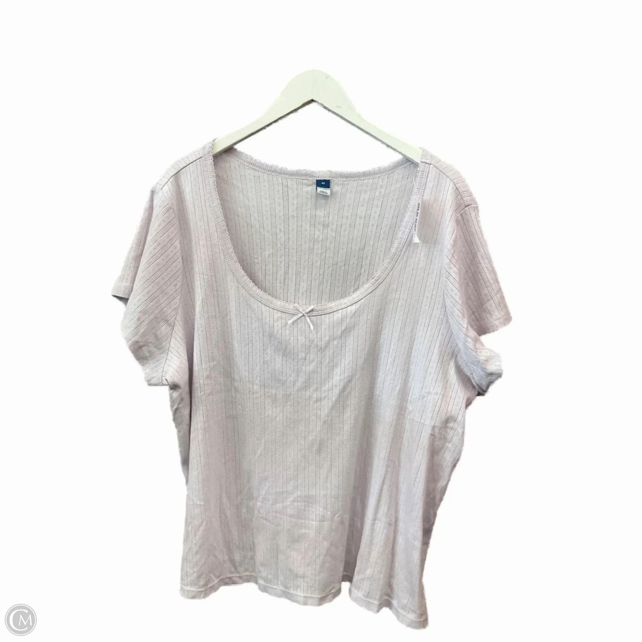 Casual Flex Top Short Sleeve By Old Navy In Purple, Size: 4x