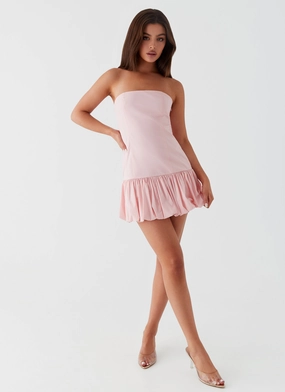 Cotton Candy Mini Dress - Pink Versatile Wear