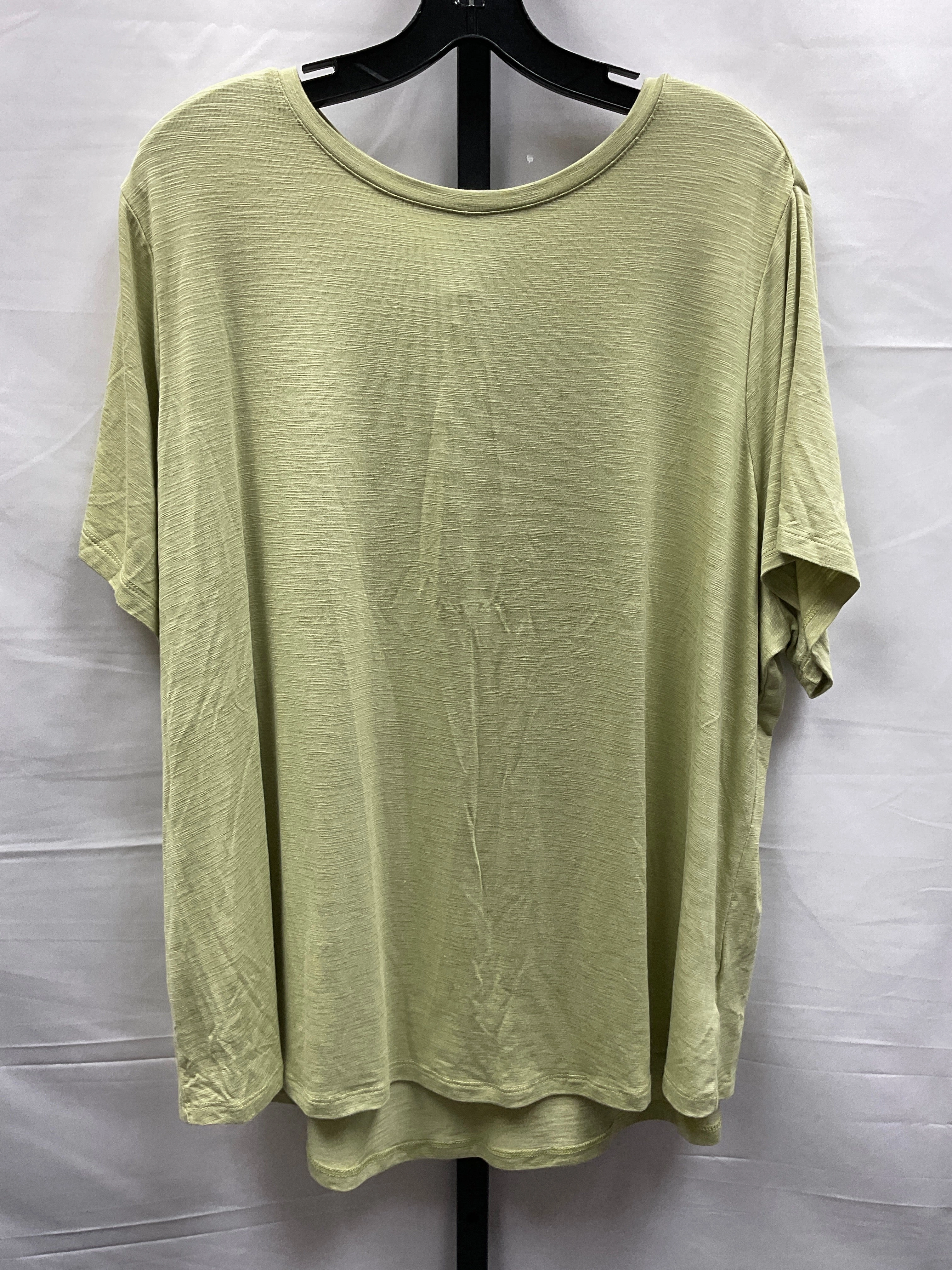 Green Top Short Sleeve Basic Old Navy, Size 2x Anti Static Treatment AntiPillingTreatment