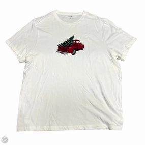 Day-to-Day Comfort Chill Comfort Look Top Short Sleeve By J. Crew In Green & White, Size: Xxl