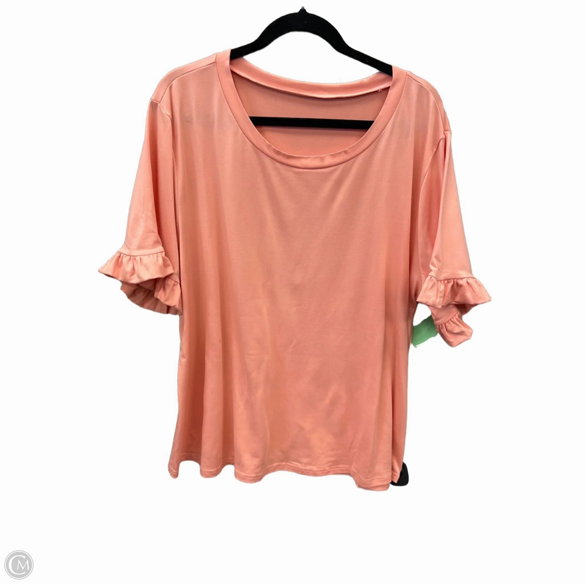 Outdoor Adventure Top Short Sleeve By Clothes Mentor In Pink, Size: 3x