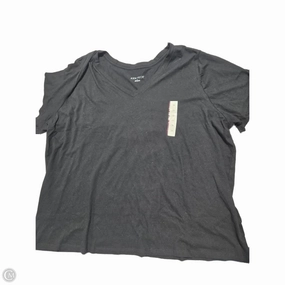 Top Short Sleeve By Ava & Viv In Black, Size: 3x Popular