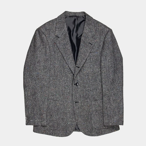 No Roll Collar Technology Dalcuore Single Breasted Jacket Donegal