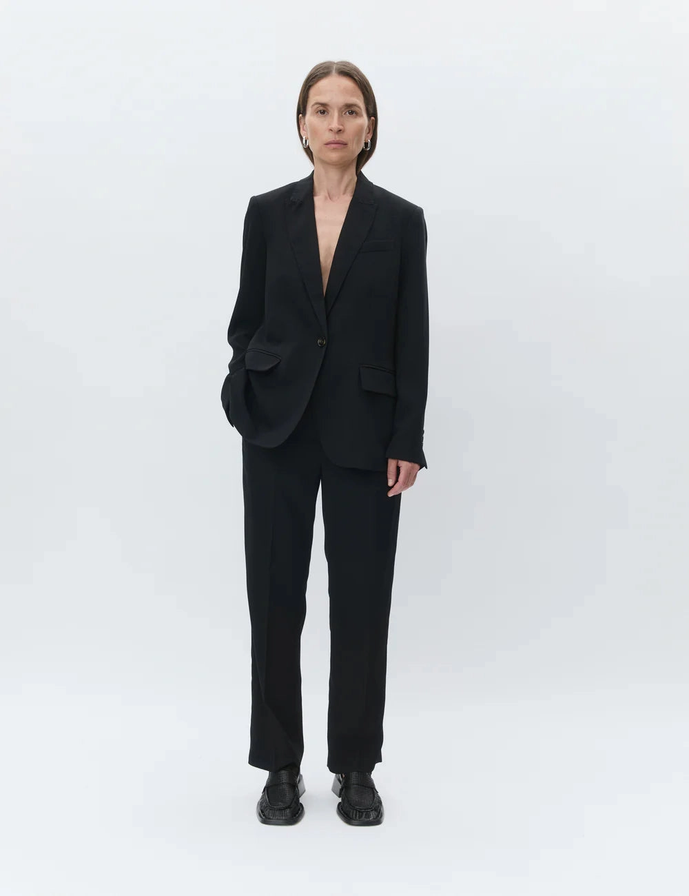 All Purpose Fit DAY Birger et Mikkelsen Birger et Mikkelsen Classic Lady Gabardine Trousers in Black