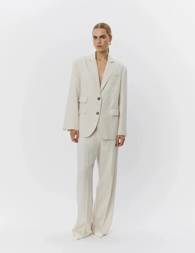 Heat Reflective Tech Cotton Twill DAY Birger et Mikkelsen Morse Summer Tweed Jacket in Pistachio Shell