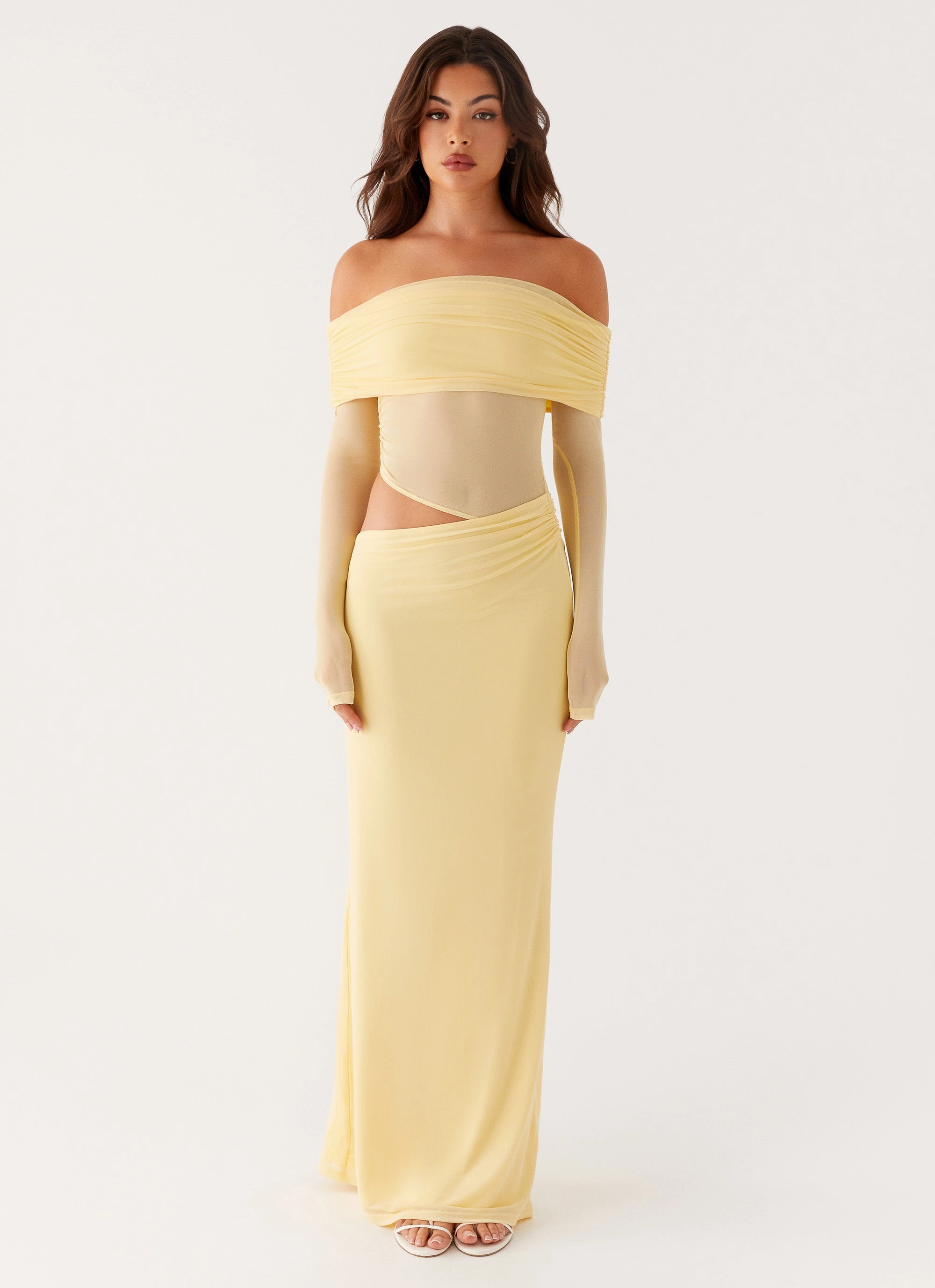 Emery Maxi Dress - Yellow Nature Glow Date night