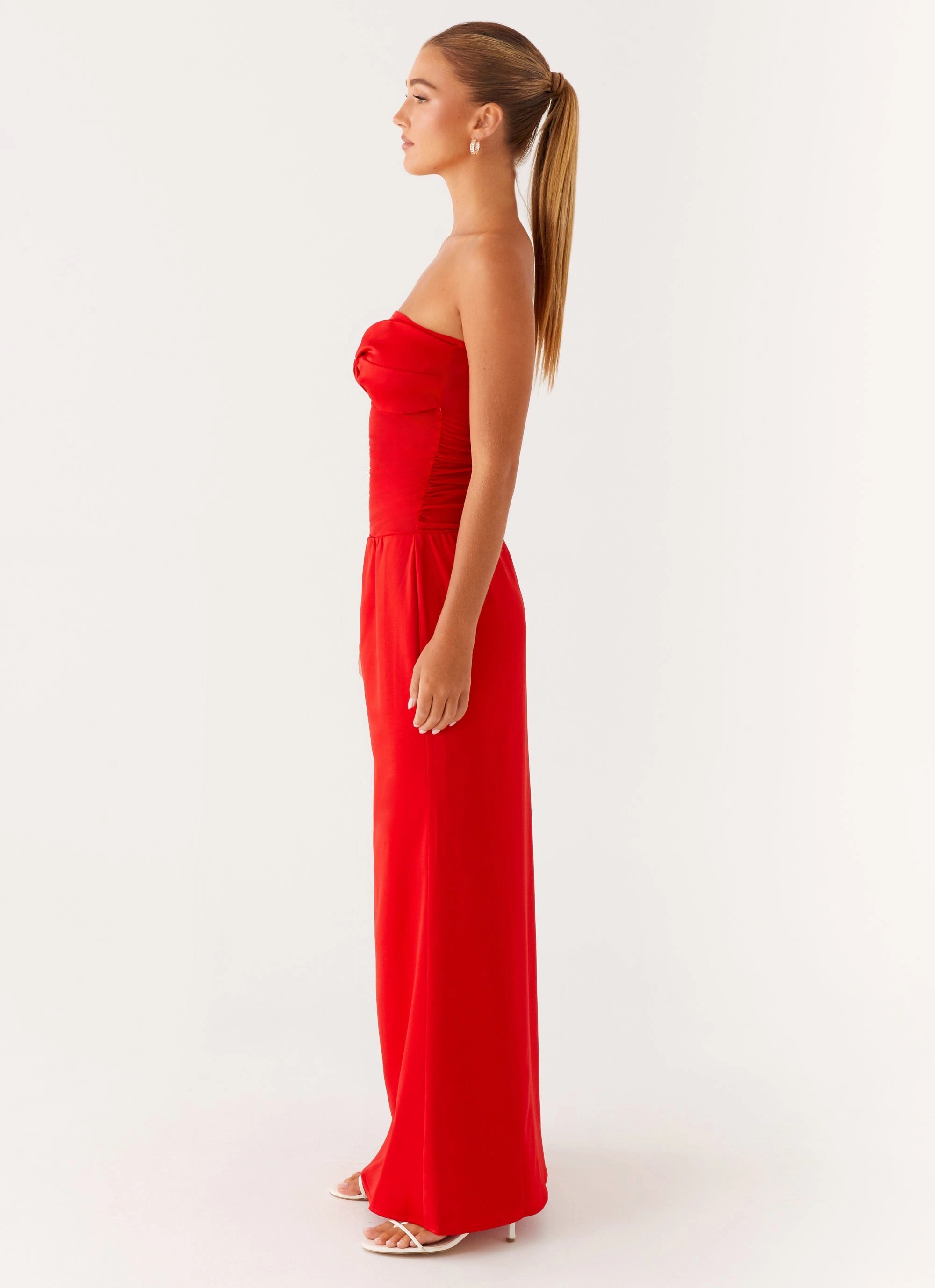 French Vibe Rewind Maxi Dress - Tangerine