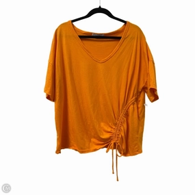 Anti microbial coating Top Short Sleeve By Clothes Mentor In Orange, Size: 1x