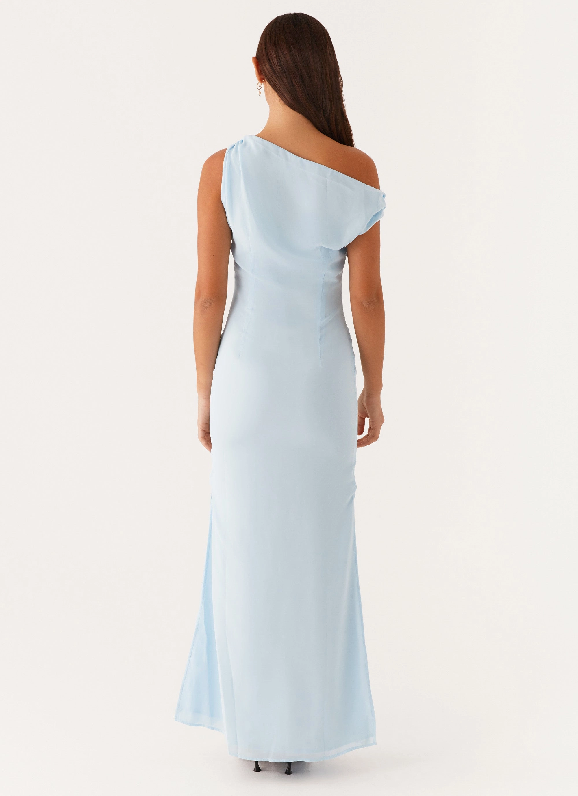 Chic Everyday Wear Dinner Date Maxi Dress - Blue