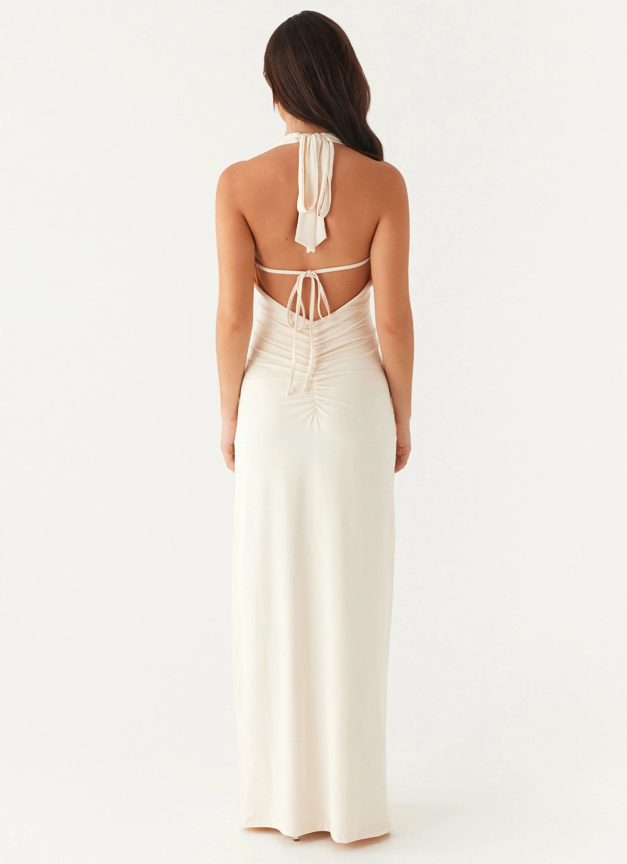 Dominica Maxi Dress - Ivory High-Fashion