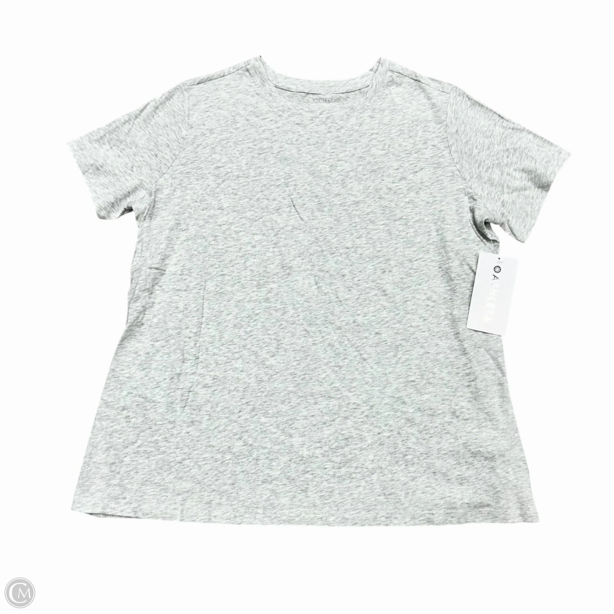 Light Breeze Top Short Sleeve By Athleta In Grey, Size: 1x