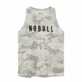 Women's Camo NOBULL High-Neck Tank SlipResistant ButterSoft Handfeel