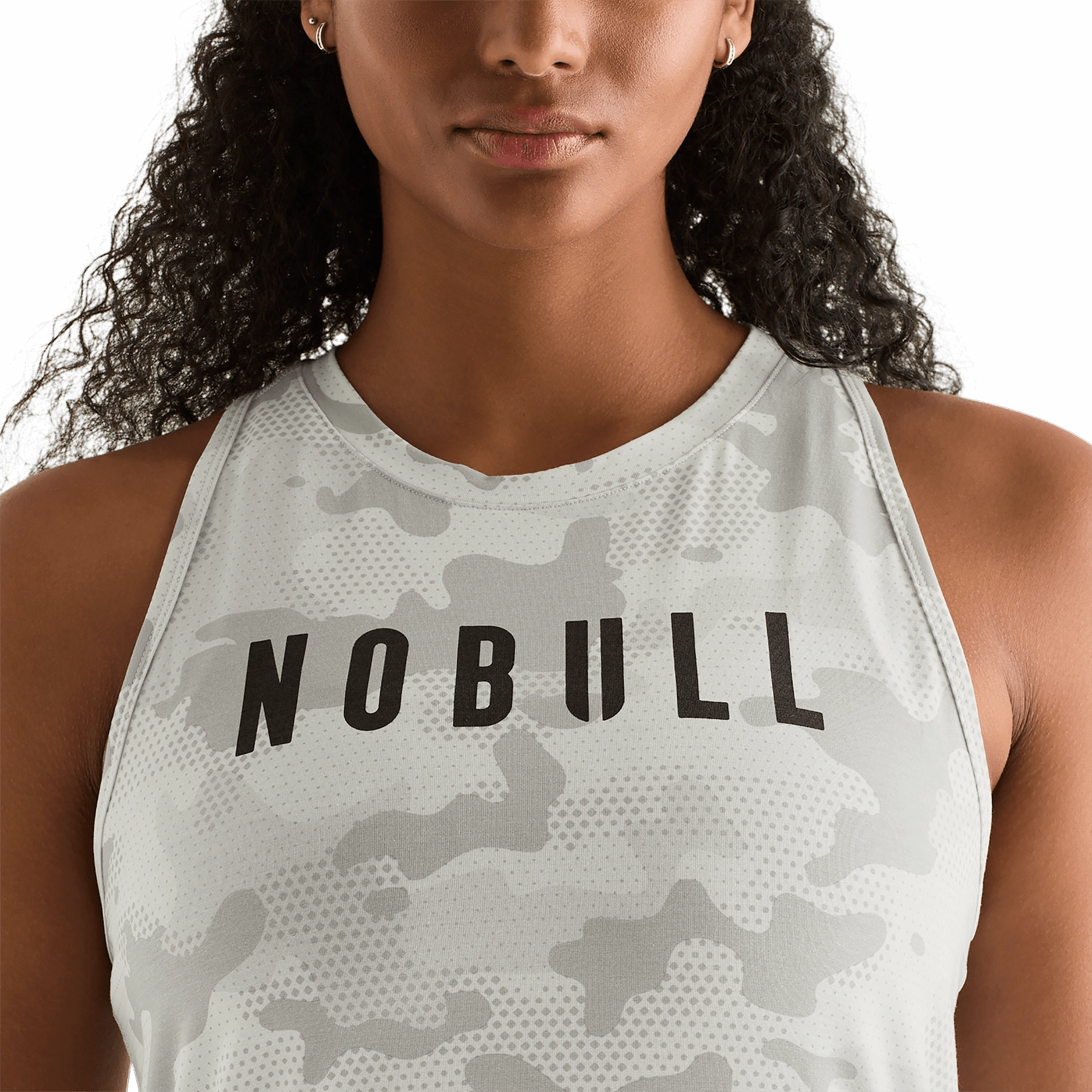 LaserCutVents AntiPill Surface Women's Camo NOBULL High-Neck Tank