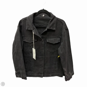 Jacket Denim By simwood jeans In Black Denim, Size: Xl Water Repellent Fabric Collapsible Packable Design