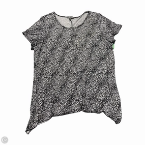 Chill Design Top Short Sleeve By Roz And Ali In Animal Print, Size: 2x