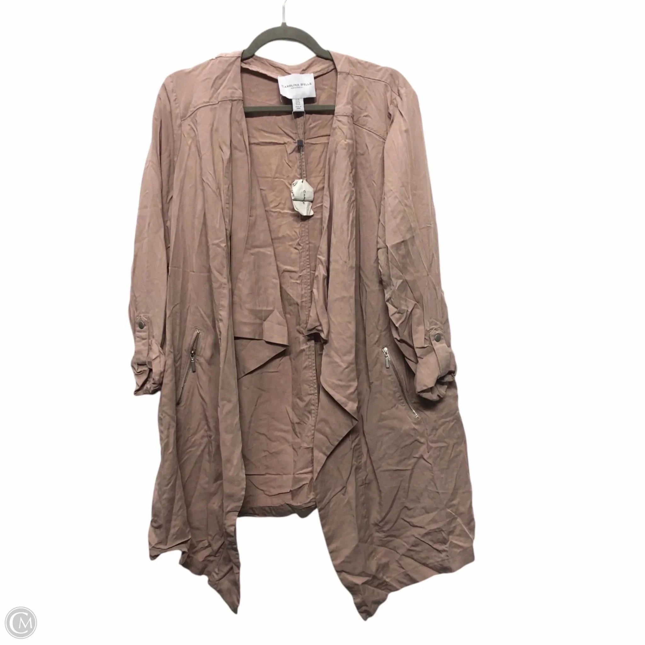 Jacket Other By Carolina Belle In Beige, Size: 1x Microfiber Blend QuickRelease Buckles
