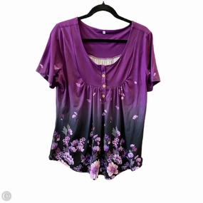 Top Short Sleeve By Cmf In Purple, Size: Xl Limited Edition Quick Dry Comfort