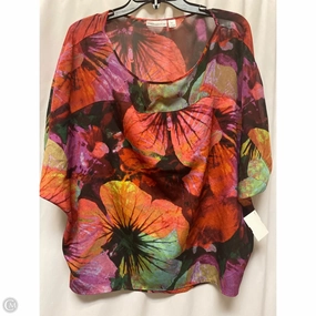 Top Short Sleeve By John Paul Richard In Red, Size: Xl Roomy Comfort AllDay Comfort