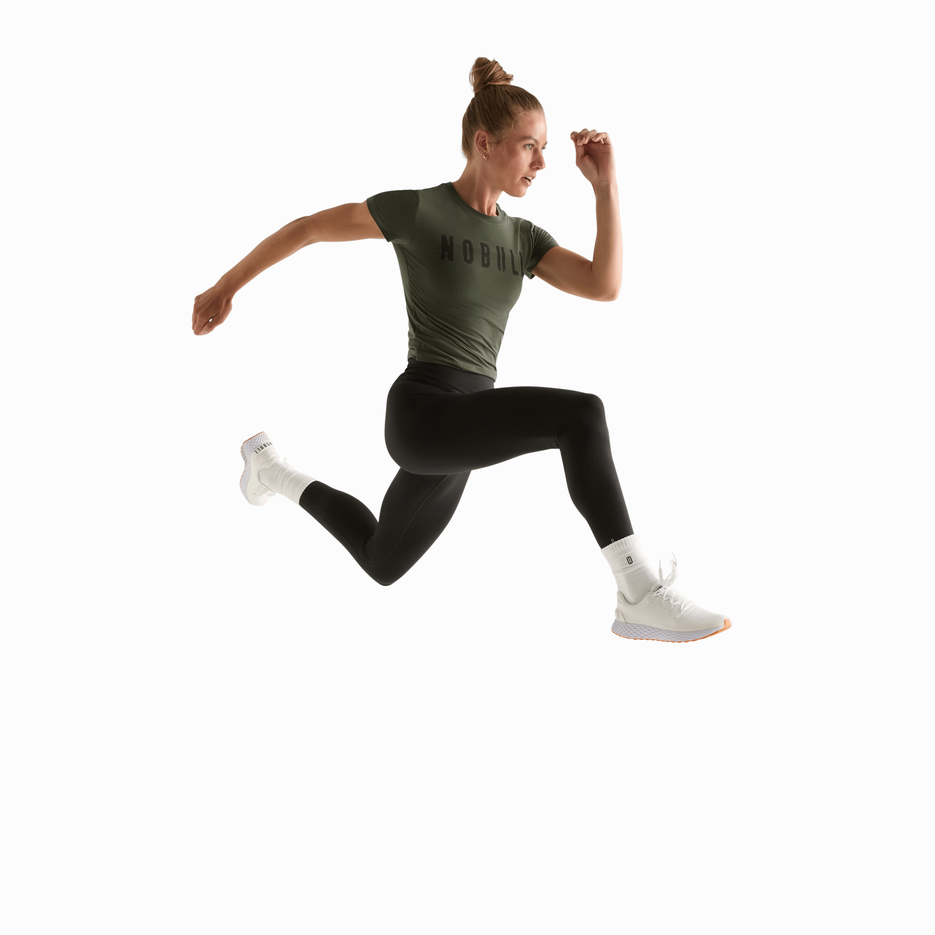 Women's NOBULL Fitted Tee Garment Washed Softness OdorResistant