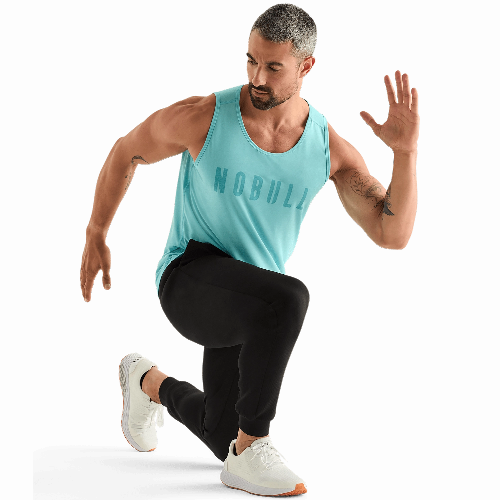 HighNeckline TearResistant Blends Men's NOBULL Tank