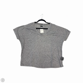 Top Short Sleeve By Bordeaux In Grey, Size: Xl harmonious