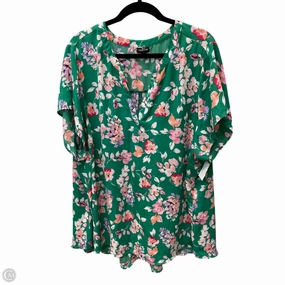 Limited Edition Top Short Sleeve By Torrid In Floral Print, Size: 4x