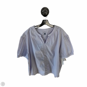 Top Short Sleeve By Clothes Mentor In Purple, Size: 3x Playful Prints OekoTexCertified