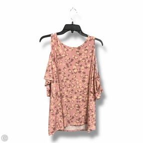 Top Short Sleeve By Kaleigh In Floral Print, Size: 2x Comfortable Look QuickDryTechnology