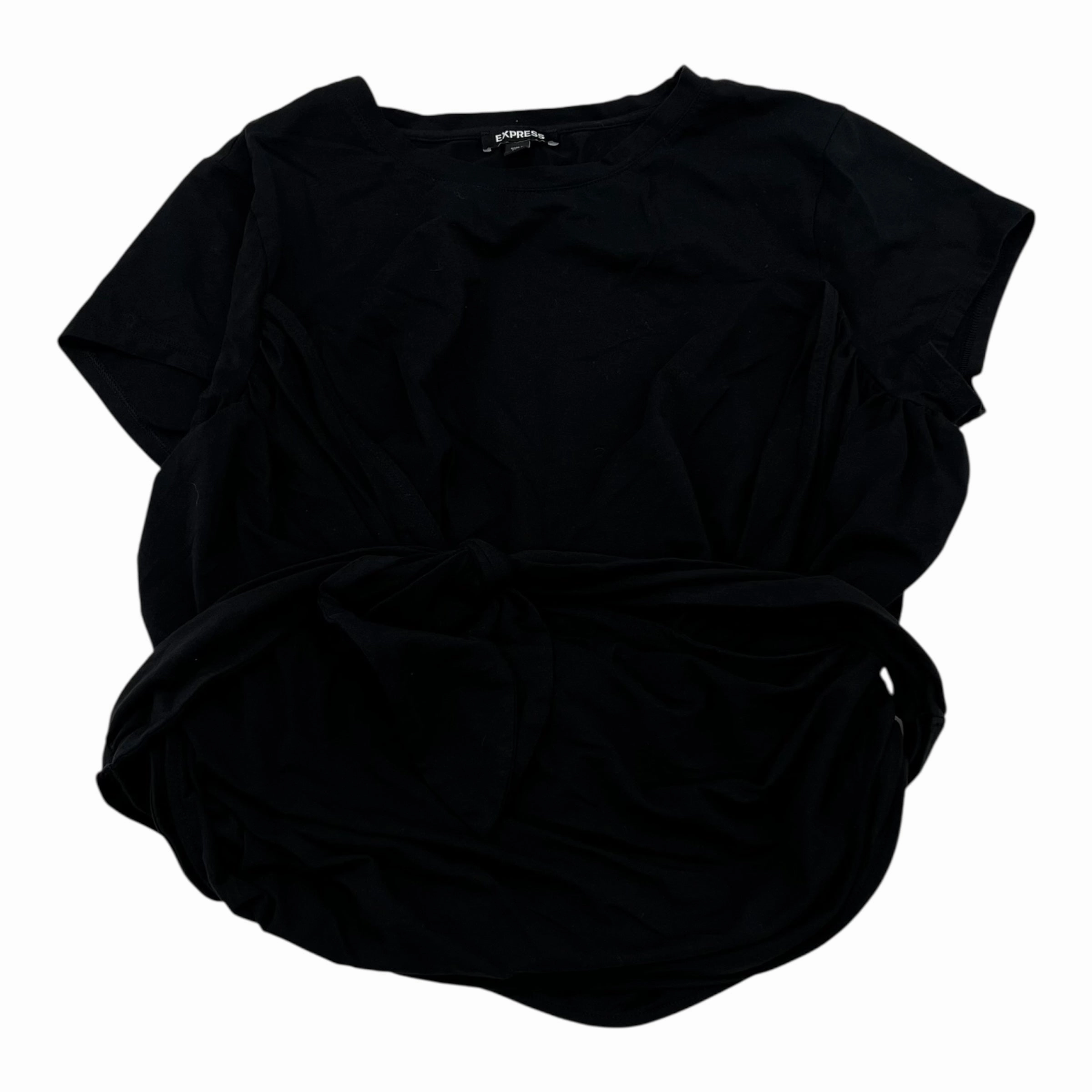 Weekend Comfort Top Ss By Express In Black, Size:Xl