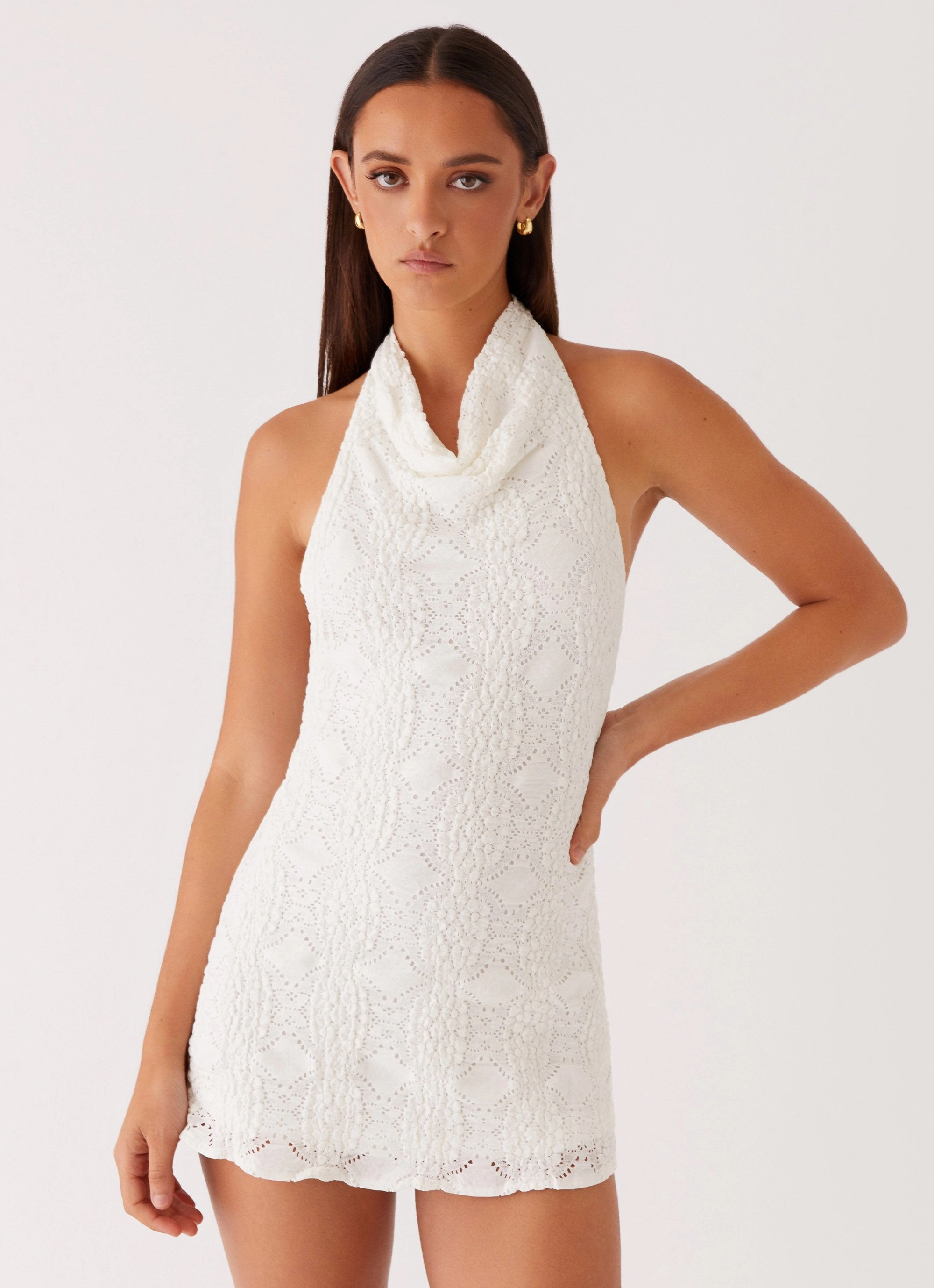 Vibrant fit Camden Mini Dress - White